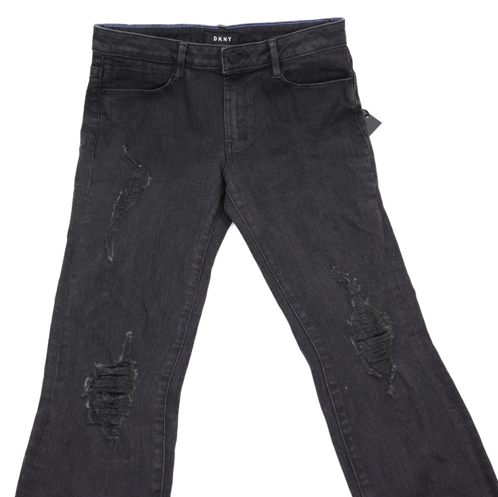 DKNY‎ Sequined Rip & Repair Skinny Jeans Size 25